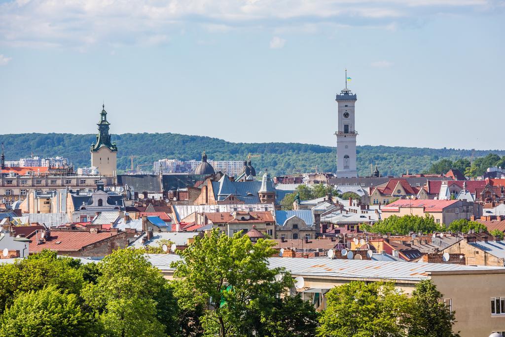 Apartment On Arkhipenka With Panorama View Lviv Exteriör bild